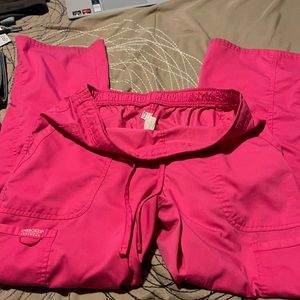 Cherokee workwear scrub pants, petite